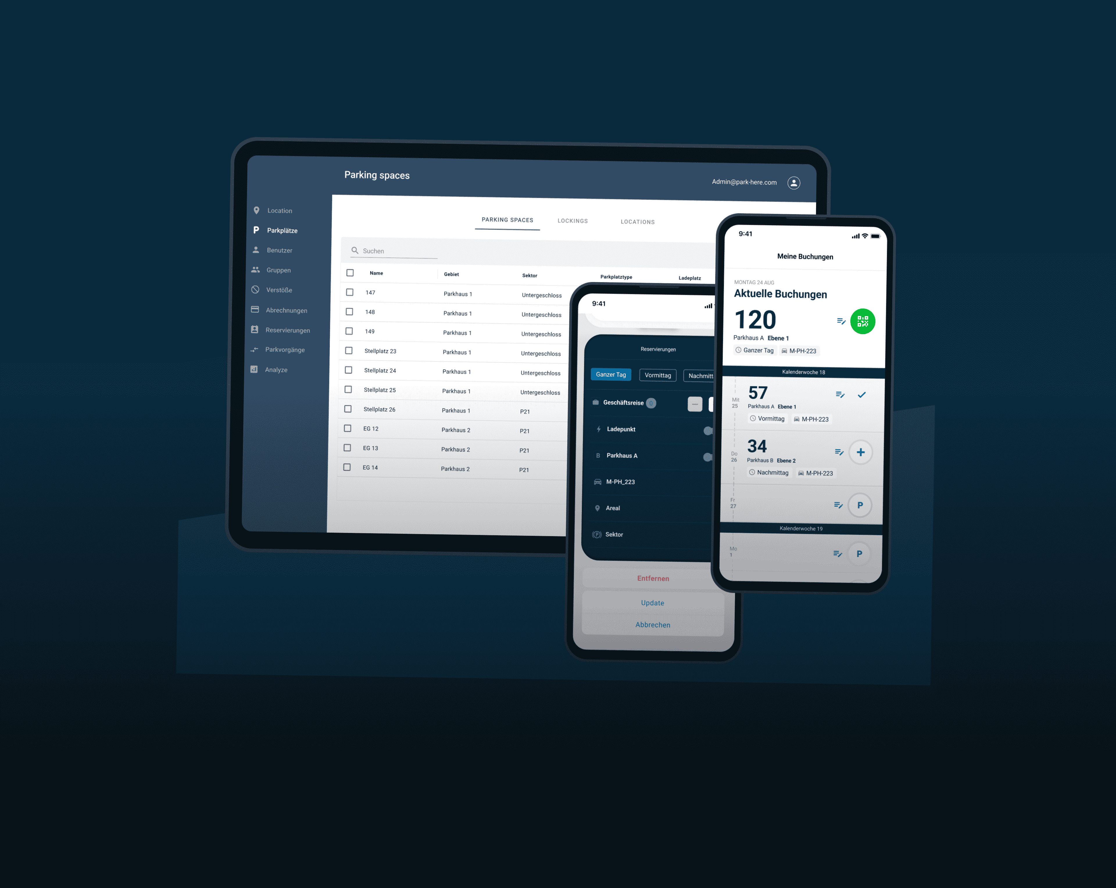 Parking management software image